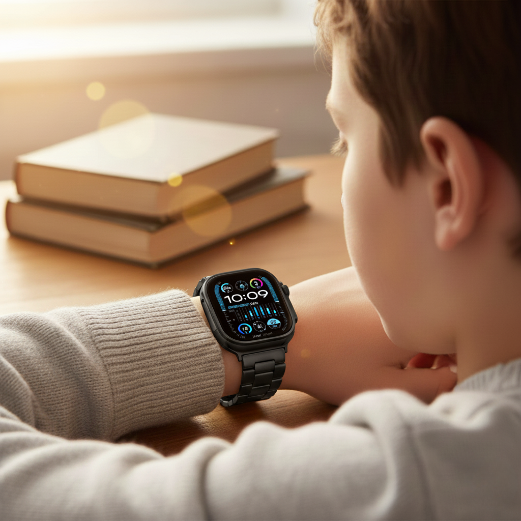 i-20 Ultra 3 Max Smart Watch Combo | Wireless Earbuds + 6 Straps + 1 Metal Chain | Silver, Black & Golden Colors