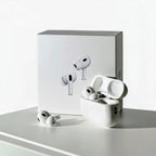 AirPods Pro 2 (Black Carbon & White) | Titanium Quality | Deep Bass & Buzzer Sound