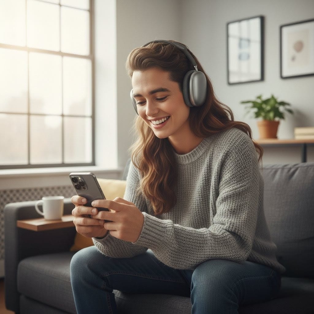 AirPods Max Titanium Edition (7 Colors) | Logo, Pop-Up, & FREE Leather Case | Works Seamlessly with iOS & Android