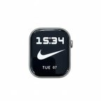 Apple Logo Watch Series 10 | Silver (Starlight) Dial | Strap Colors: Black, White & Pink