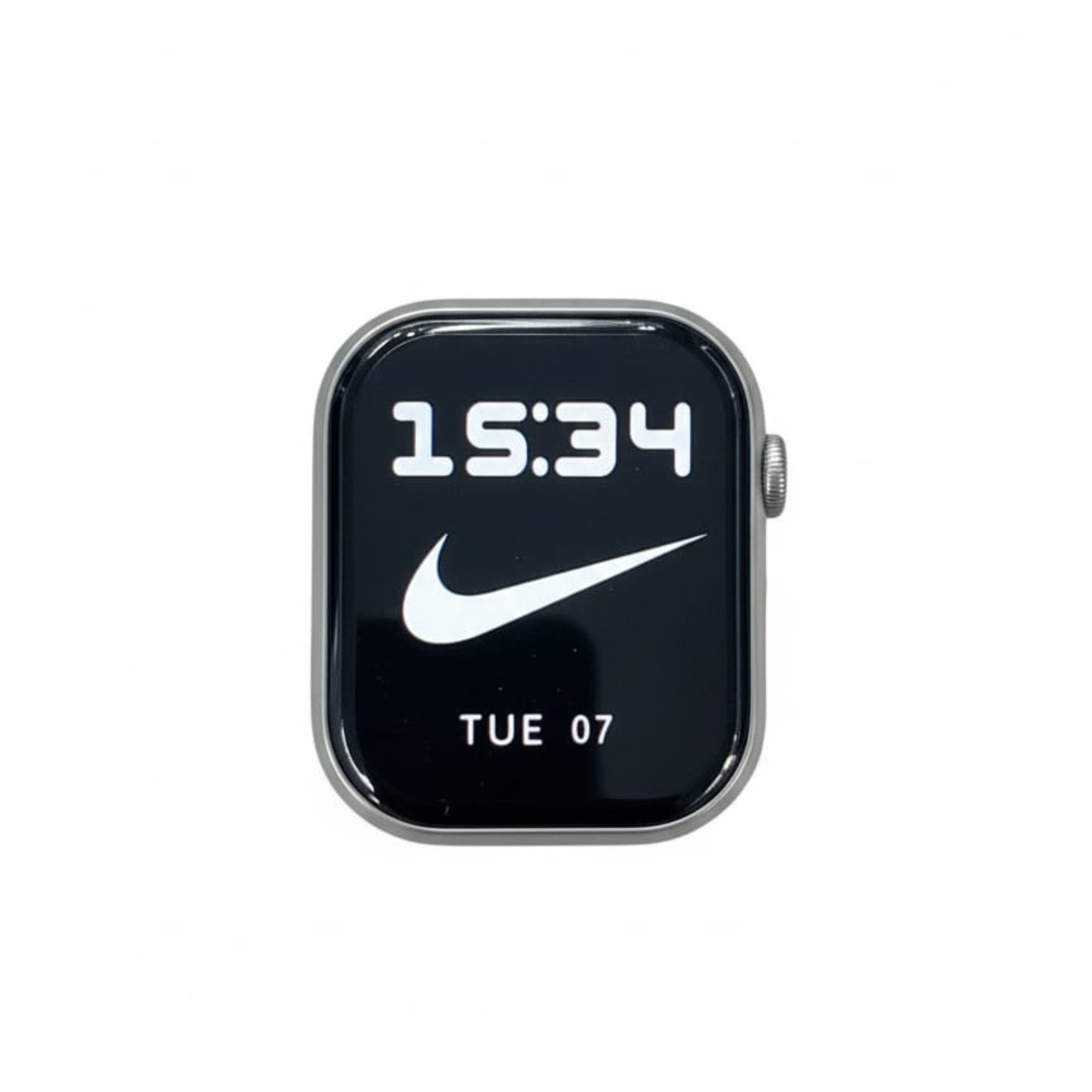Apple Logo Watch Series 10 | Silver (Starlight) Dial | Strap Colors: Black, White & Pink
