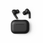 AirPods Pro 2 (Black Carbon & White) | Titanium Quality | Deep Bass & Buzzer Sound