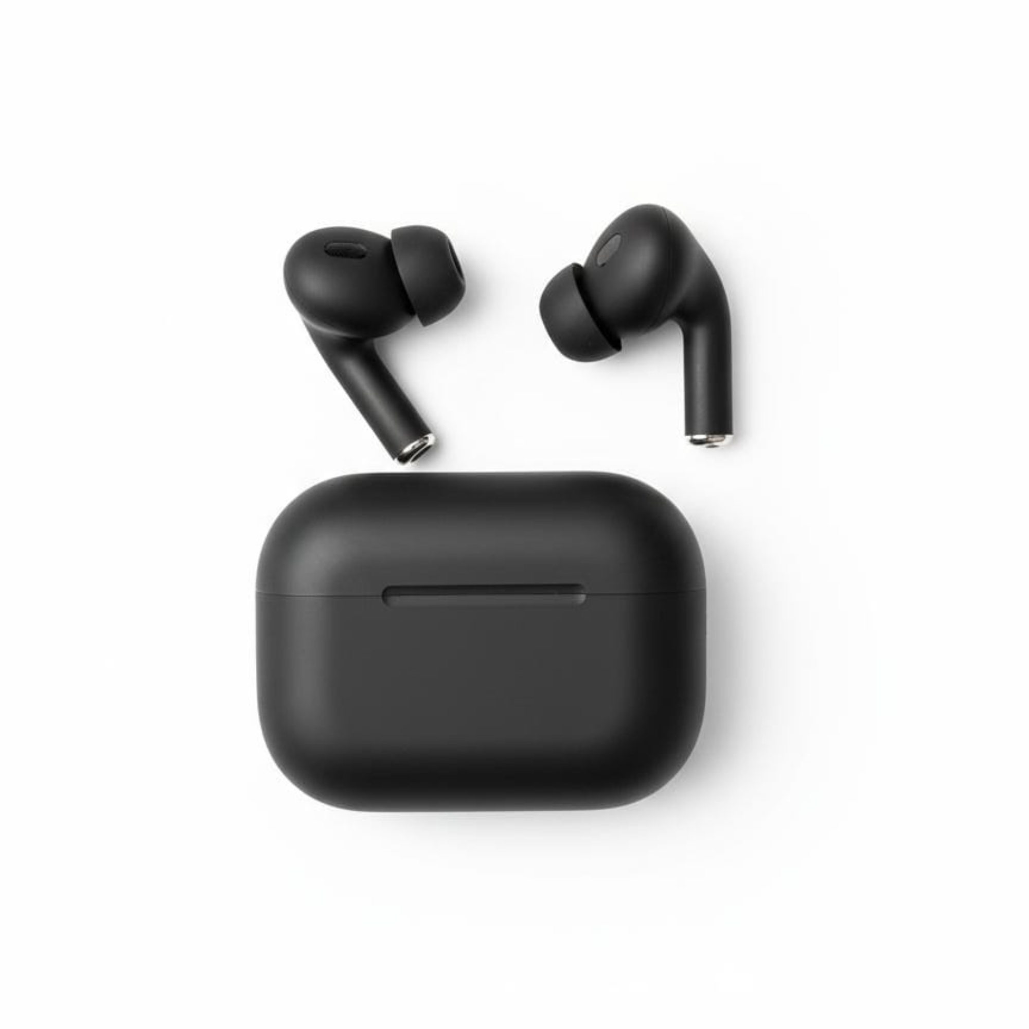 AirPods Pro 2 (Black Carbon & White) | Titanium Quality | Deep Bass & Buzzer Sound