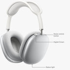 AirPods Max Titanium Edition (7 Colors) | Logo, Pop-Up, & FREE Leather Case | Works Seamlessly with iOS & Android