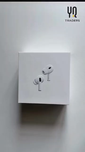 AirPods Pro 2 (Black Carbon & White) | Titanium Quality | Deep Bass & Buzzer Sound