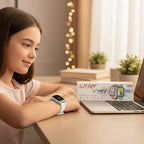 Ladies Smart Watch WS-GS87 | Elegant Design | Available in Pink & Silver Colors