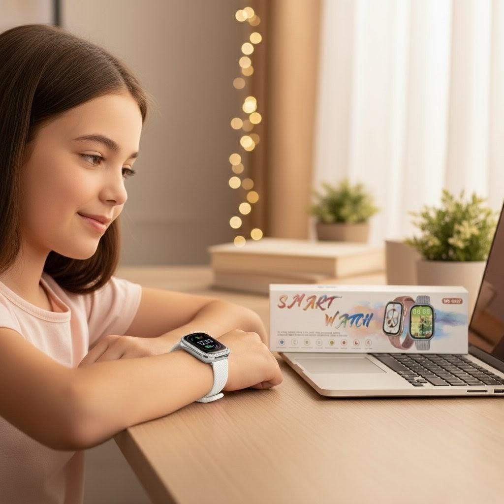 Ladies Smart Watch WS-GS87 | Elegant Design | Available in Pink & Silver Colors