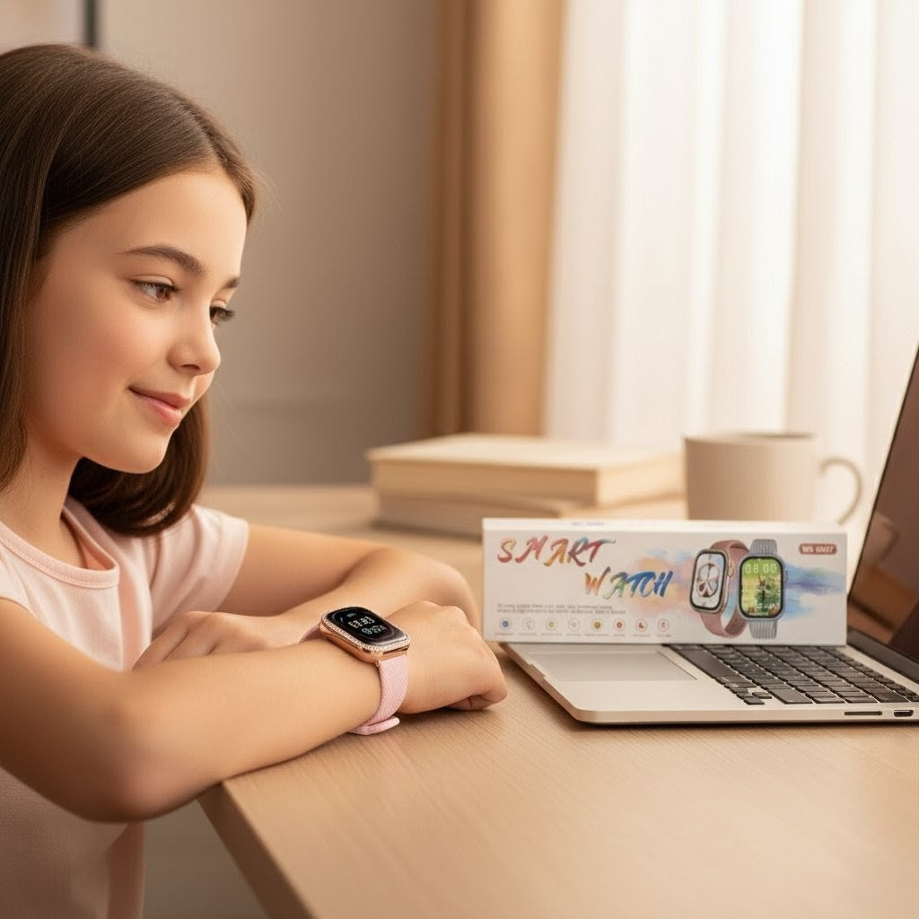 Ladies Smart Watch WS-GS87 | Elegant Design | Available in Pink & Silver Colors