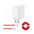 OnePlus 65W Warp Fast Charger with Type-C to Type-C Cable – Super VOOC Fast Charging Adapter for OnePlus & Android Phones